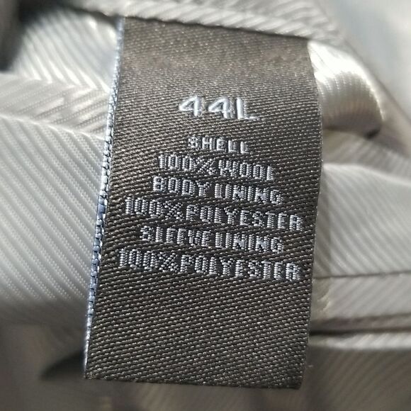 JOSEPH " Joe" ABBOUD Mens Grey patterned blazer 44 Long Brand new with tags - Picture 4 of 6